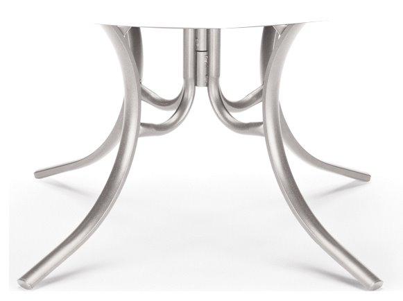 Aluminum Round Dining Table Base 28 Inch Height