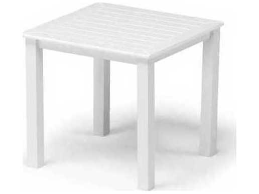Marine Grade Polymer Square Outdoor Patio End Table