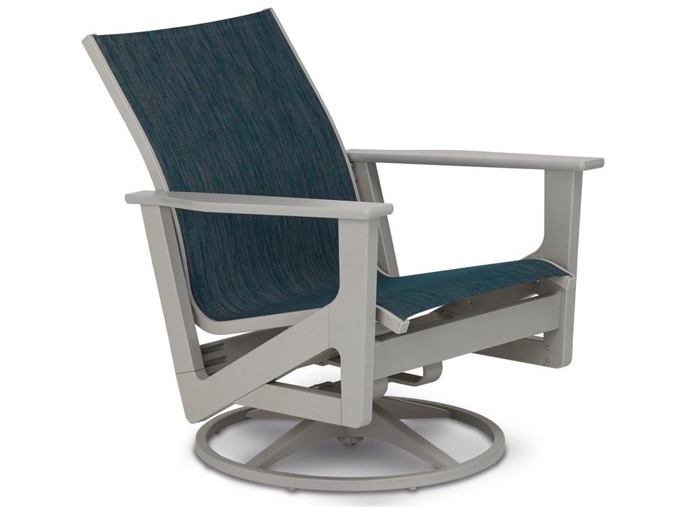 Wexler Marine Grade Polymer Sling Chat Height Swivel Rocker