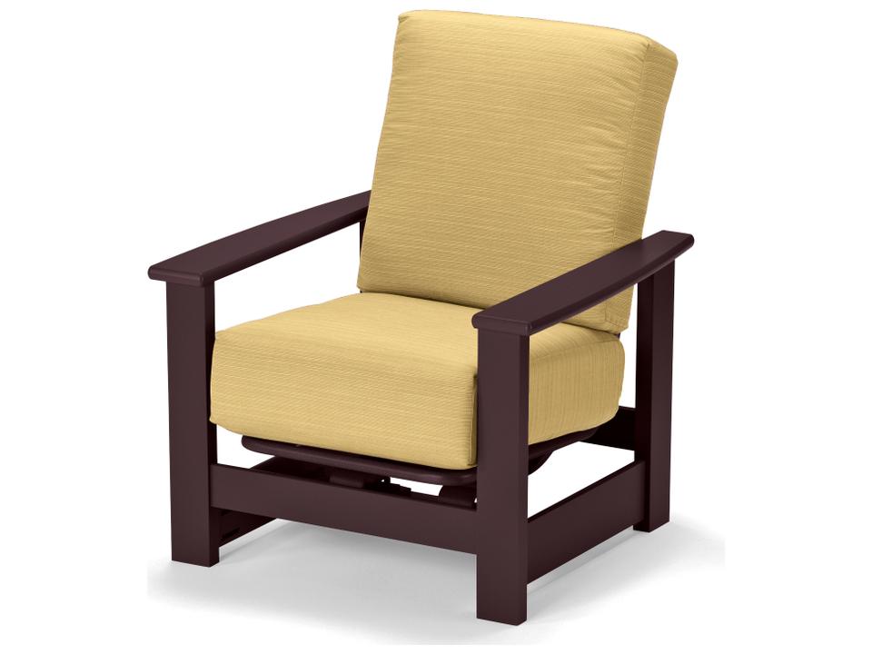 Leeward Marine Grade Polymer Deep Seat Rocking Patio Lounge Chair