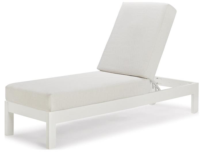 Leeward MGP Cushion Armless Chaise with Customizable Fabric