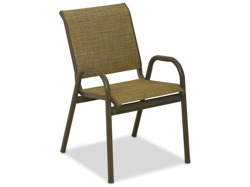 Gardenella Sling Aluminum Stackable Bistro Chair