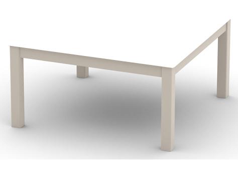 Marine Grade Polymer Coffee Height Parson Table Legs