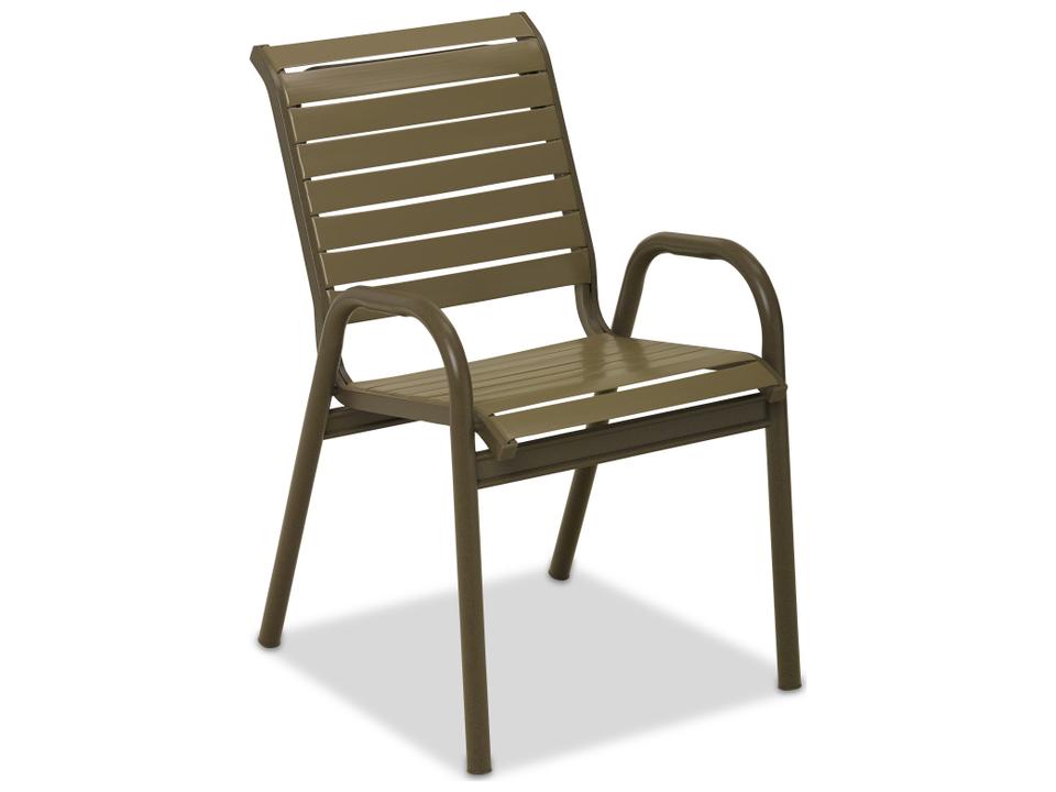 Reliance Contract Strap Aluminum Stackable Bistro Chair