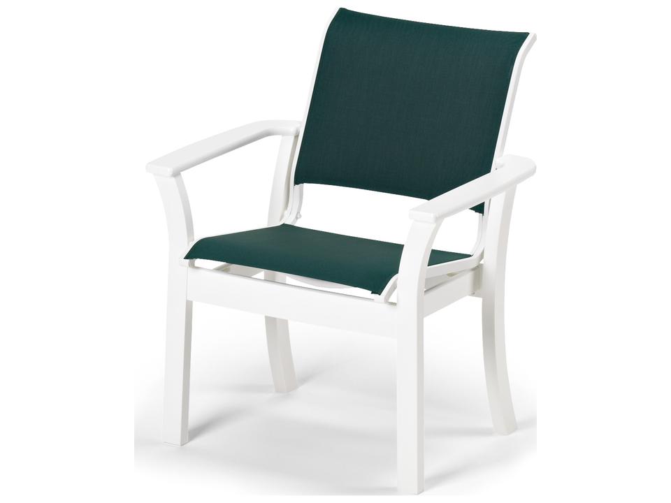 Leeward Marine Grade Polymer Stackable Dining Arm Chair