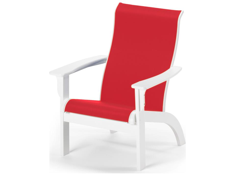 Adirondack MGP Sling Outdoor Arm Chair with Marine Grade Polymer Frame