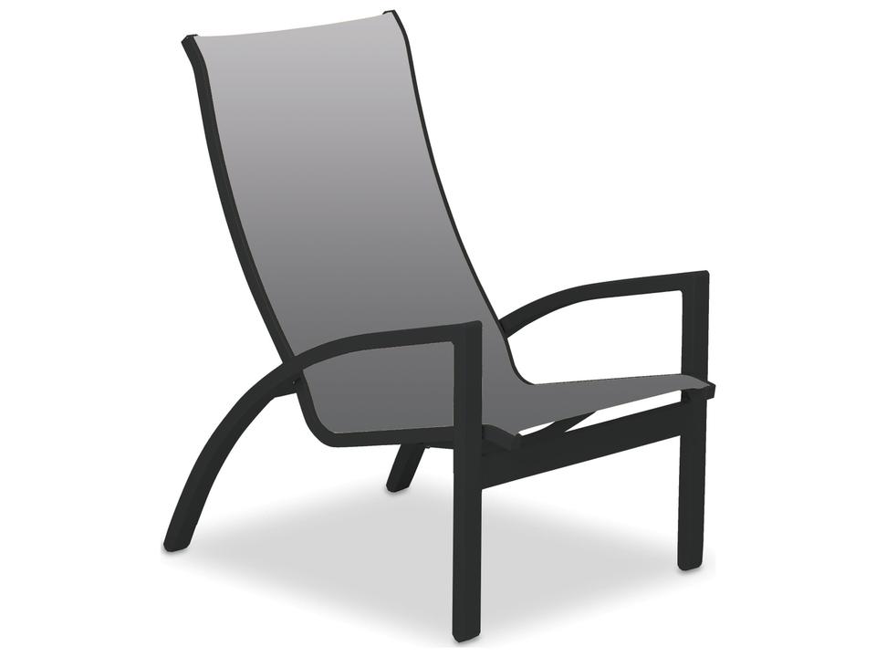 Kendall Sling Stacking Chat Height Outdoor Chair