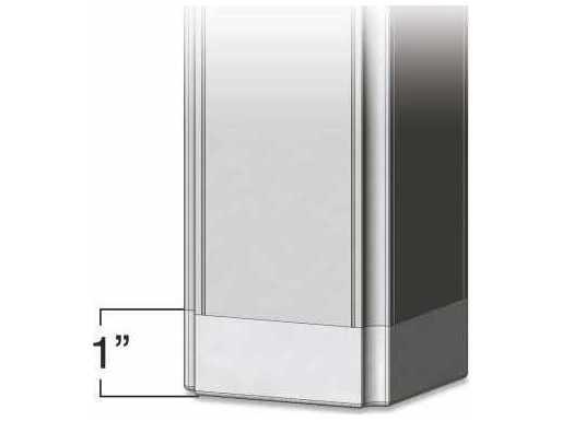 1'' Tall ADA-Compliant Leg Plugs (Set of 4 Plugs)