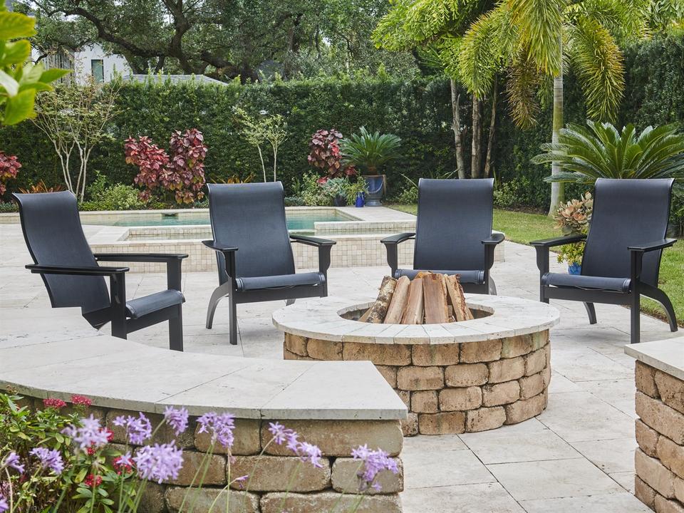 Adirondack MGP Sling Patio Lounge Set