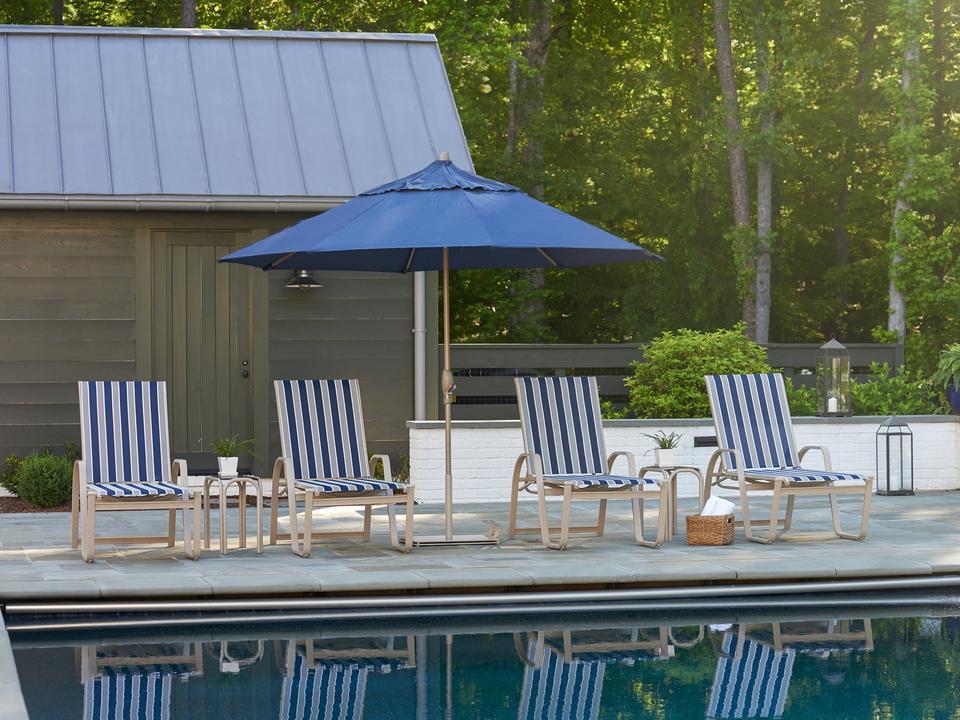 Aruba Ii Sling Aluminum Patio Lounge Set