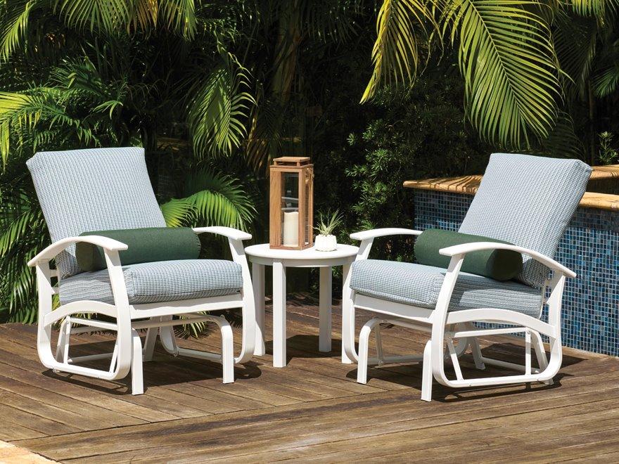 Belle Isle Cushion Aluminum Lounge Set