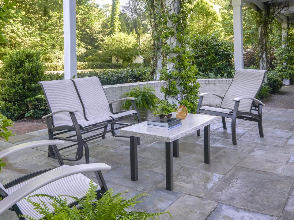 Belle Isle Sling Aluminum Lounge Set