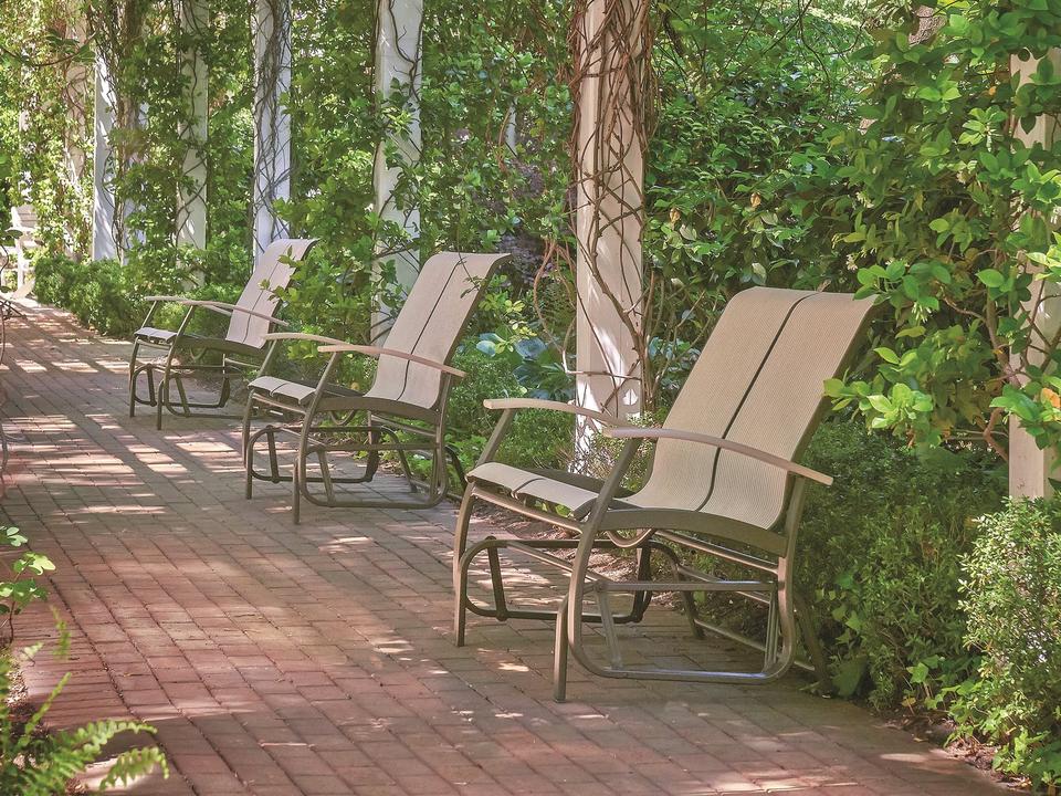 Belle Isle Sling Aluminum Outdoor Patio Lounge Set