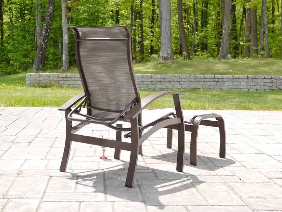 Belle Isle Sling Aluminum Patio Lounge Set