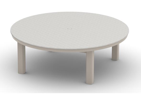 Origins Marine Grade Polymer Aluminum Round Coffee Height Table