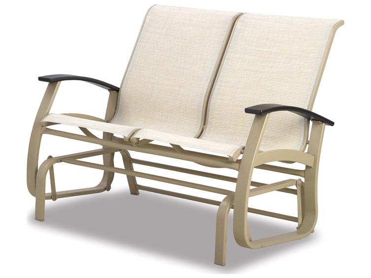 Belle Isle Sling Outdoor Loveseat Glider