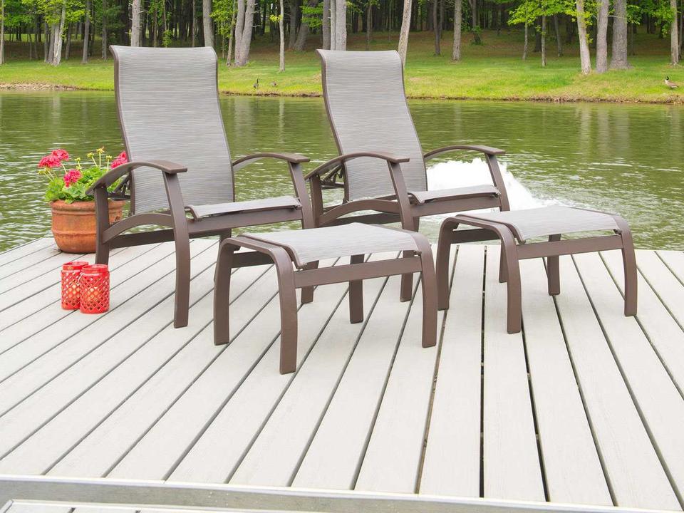 Belle Isle Aluminum Outdoor Lounge Set