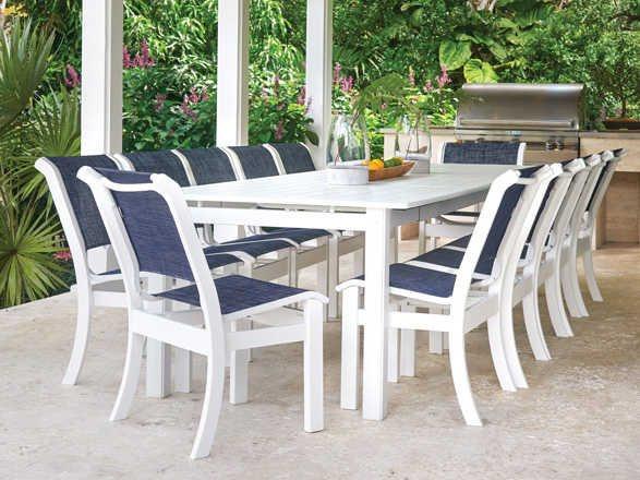 Leeward Marine Grade Polymer Sling Patio Dining Set