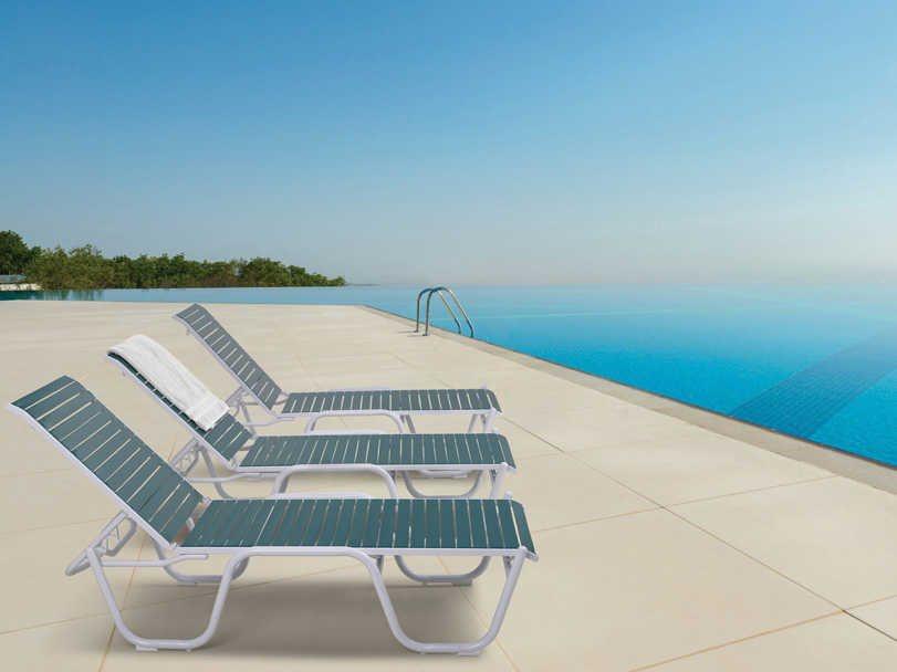 Reliance Contract Strap Aluminum Outdoor Lounge Set