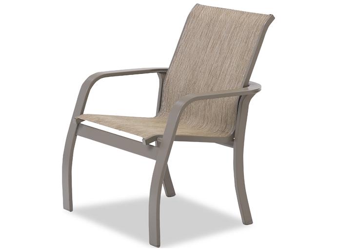 Telescope Casual Kendall Aluminum Stackable Dining Arm Chair