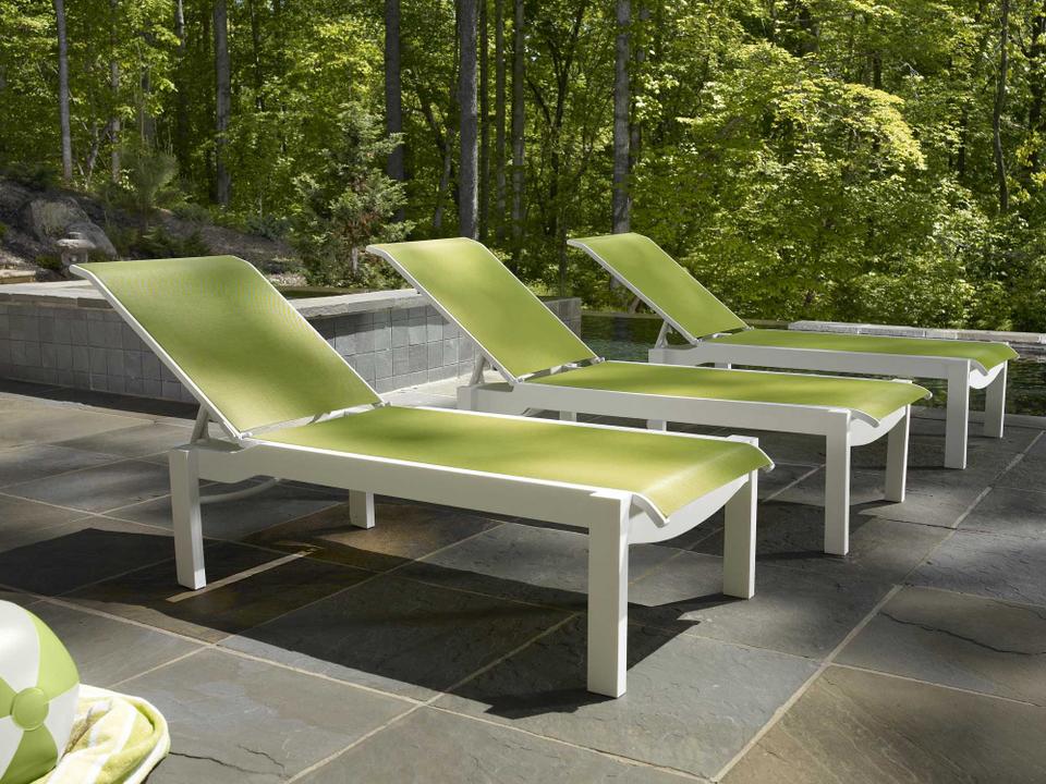 Leeward Marine Grade Polymer Sling Outdoor Lounge Set