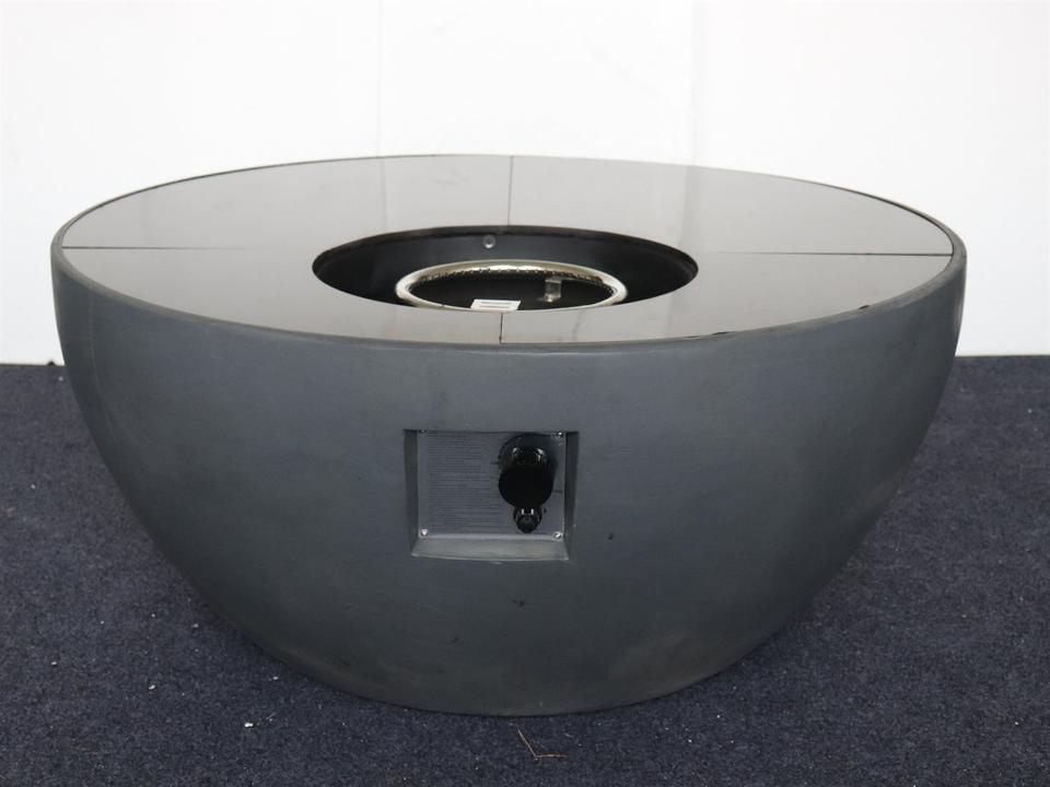 Baja Porcelain and Concrete Round Fire Pit