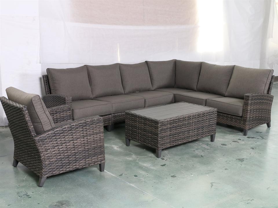 Barbados 6 Piece Sectional Set with Club Chair
