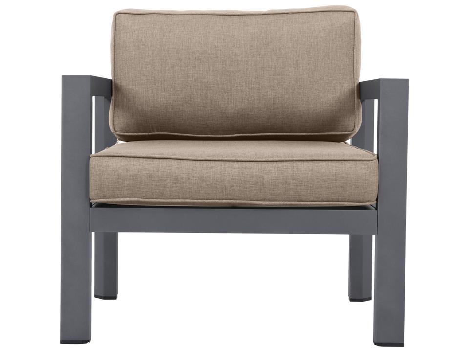 Cabo Aluminum Lounge Chair with Wheat Olefin Cushion
