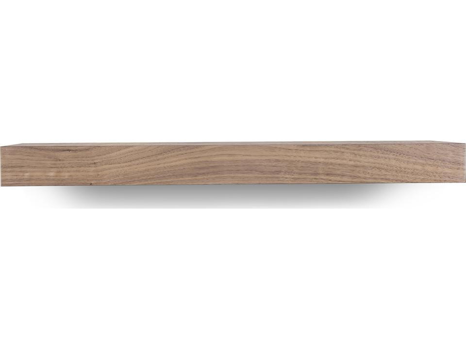 Balda Floating Wall Shelf in Walnut Veneer