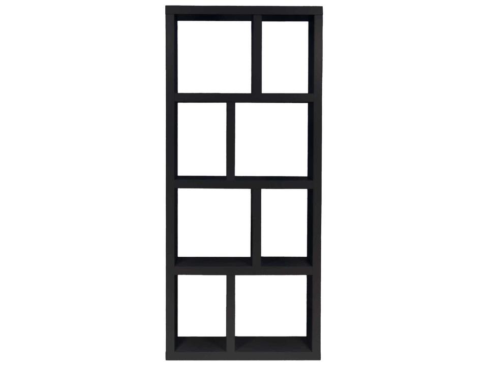 Berlin 4-Tier Bookcase in Pure Black Matte Finish