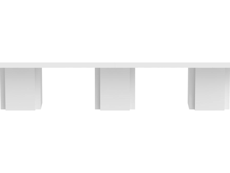 Dusk High Gloss White Conference Table Desk