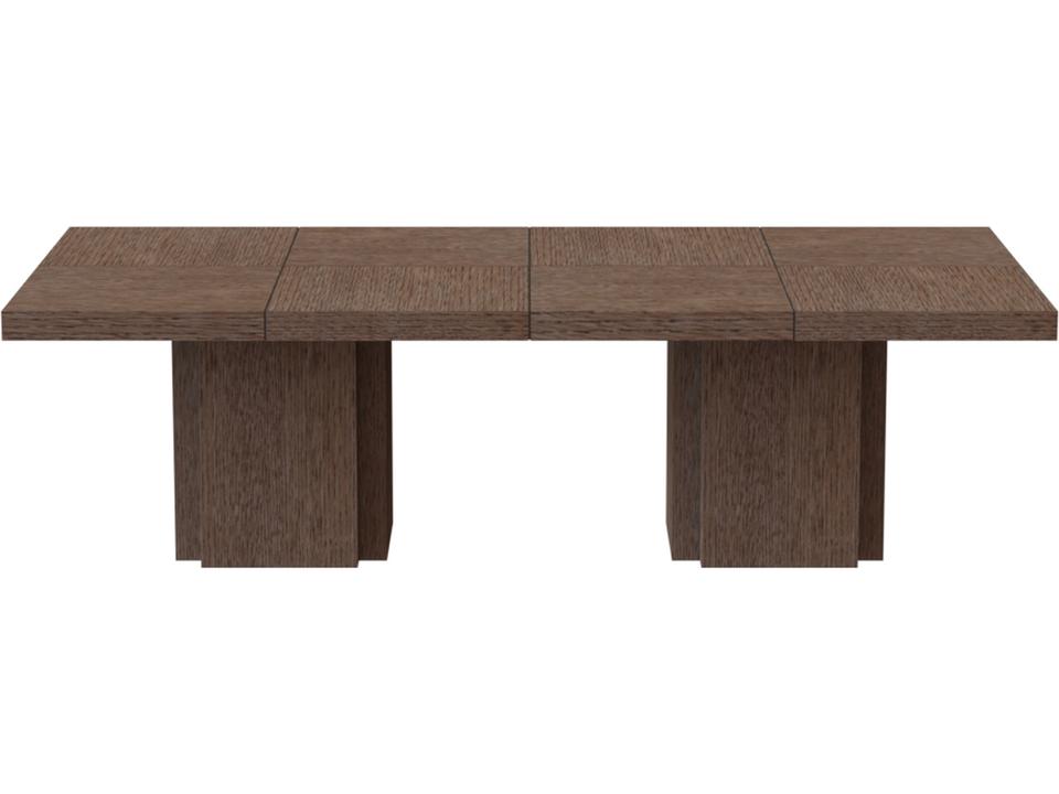 Dusk 102-Inch Rectangle Dining Table in Chocolate