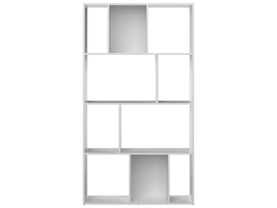 Toronto 10-Shelf Bookcase in Matte White