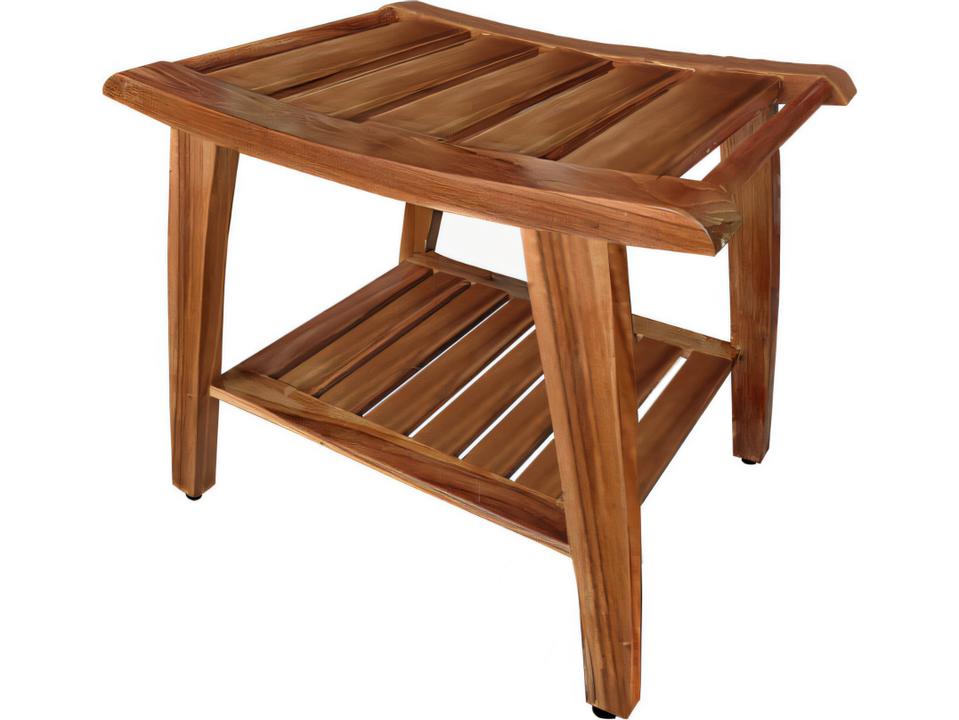 Shower Resort Bench All Teak Wood