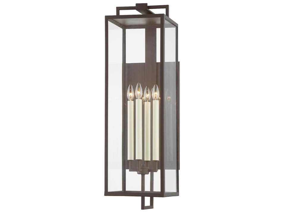 Beckham 4-Light Outdoor Wall Sconce in Textured Bronze