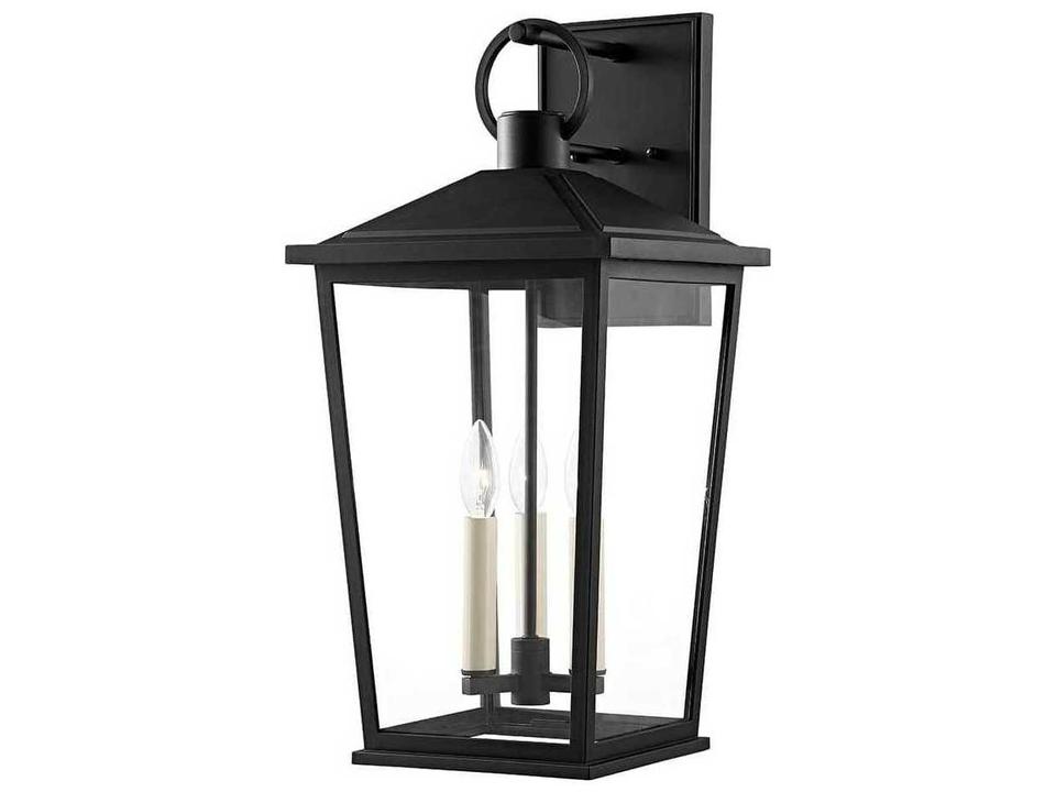Soren Outdoor Wall Sconce in Textured Black