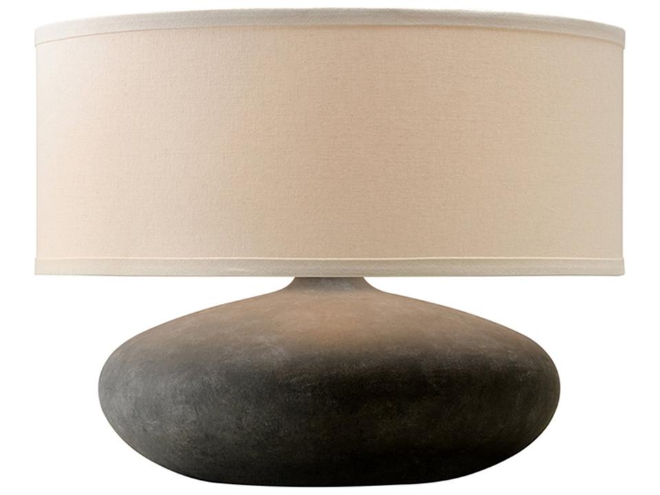 Zen Table Lamp in Graystone Ceramic