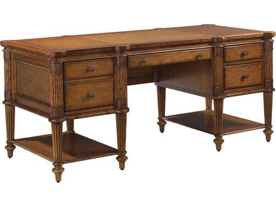 Island Estate Fraser Executive Desk in Plantation Finish