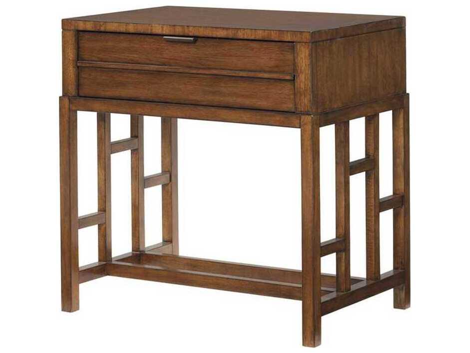 Ocean Club Kaloa 1-Drawer Nightstand in Sun Drenched Sienna