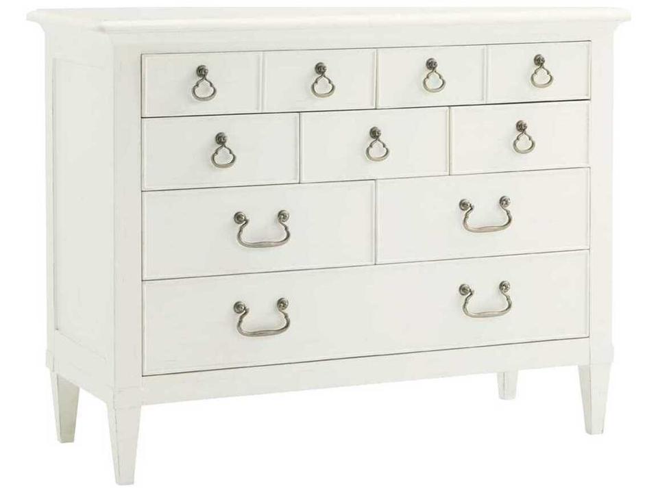 Ivory Key Elbow Beach 8-Drawer Dresser in Somers Isle White Finish