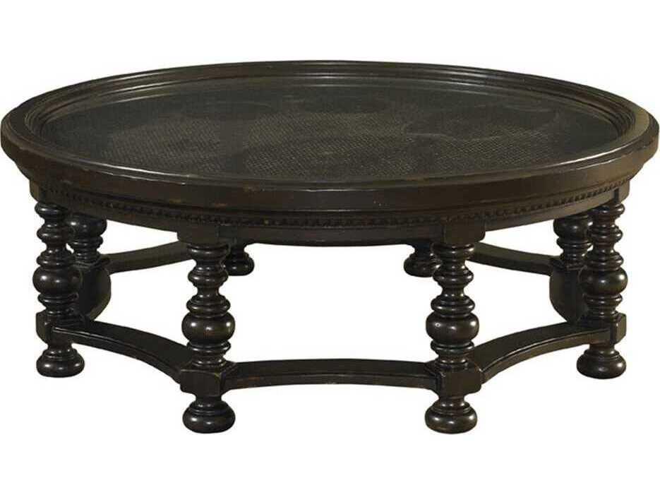 Kingstown Plantation Round Coffee Table in Tamarind Finish
