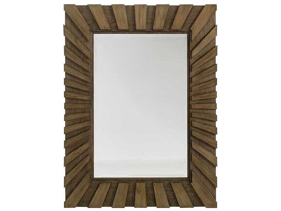 Ardley Sunburst Wall Mirror in Hatteras Gray Driftwood