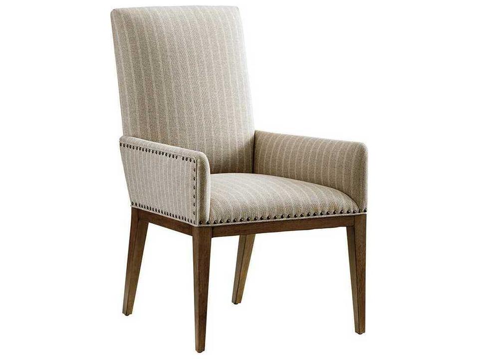 Upholstered Dining Armchair Cypress Point Collection with Nailhead Trim
