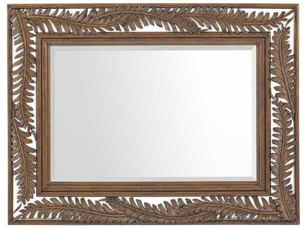 Bali Hai Seabrook Wood Framed Landscape Mirror