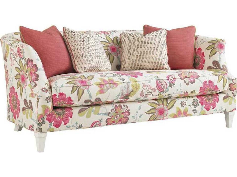 Ivory Key Swan Island Stationary Sofa