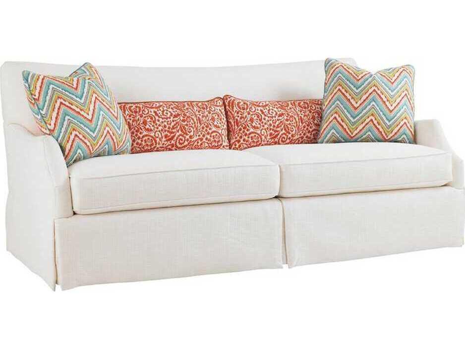 Ivory Key Crystal Caves 3-Seat Sofa
