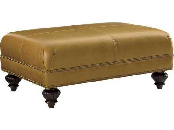 Island Estate Bahia Leather Ottoman