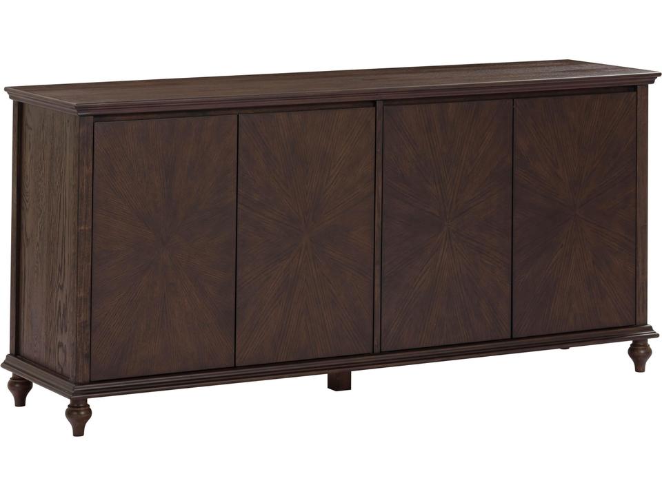 Mila 76" Dark Brown Sideboard