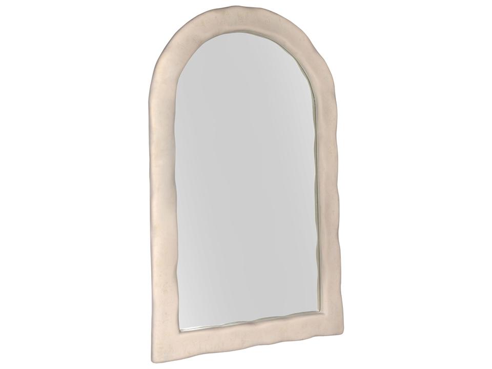Kaia 48"X79" Cream Textured Floor Mirror
