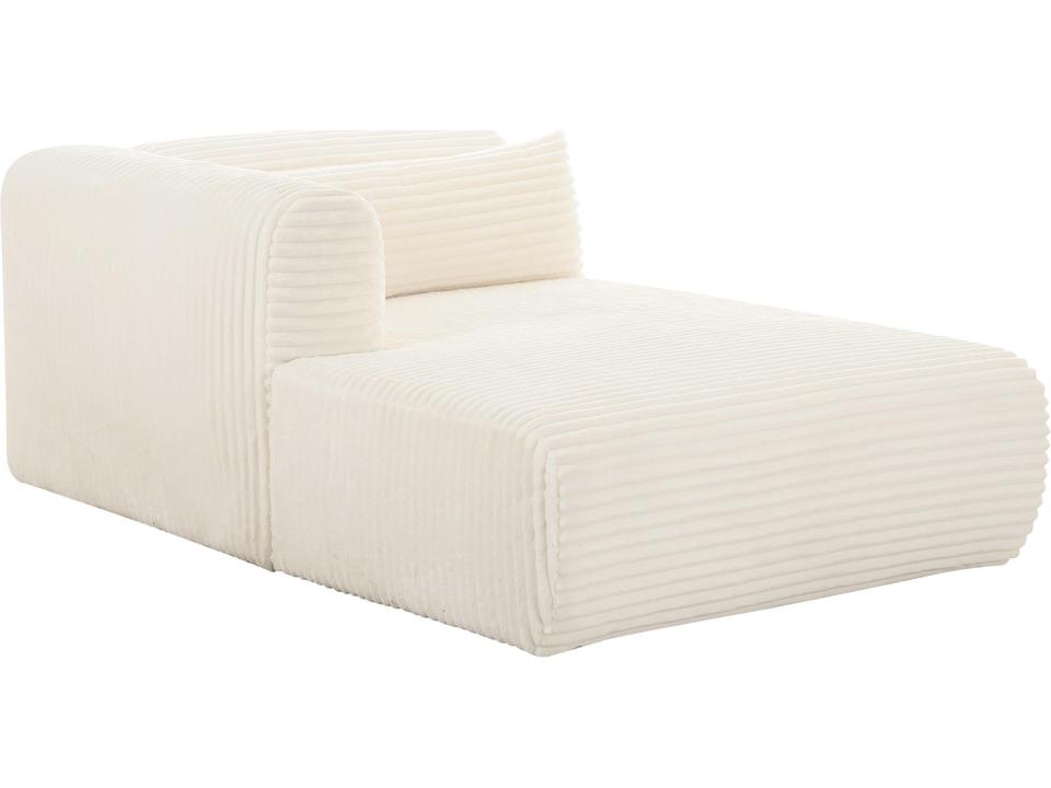 Tarra 71" Fluffy Oversized Performance Corduroy Modular Chaise